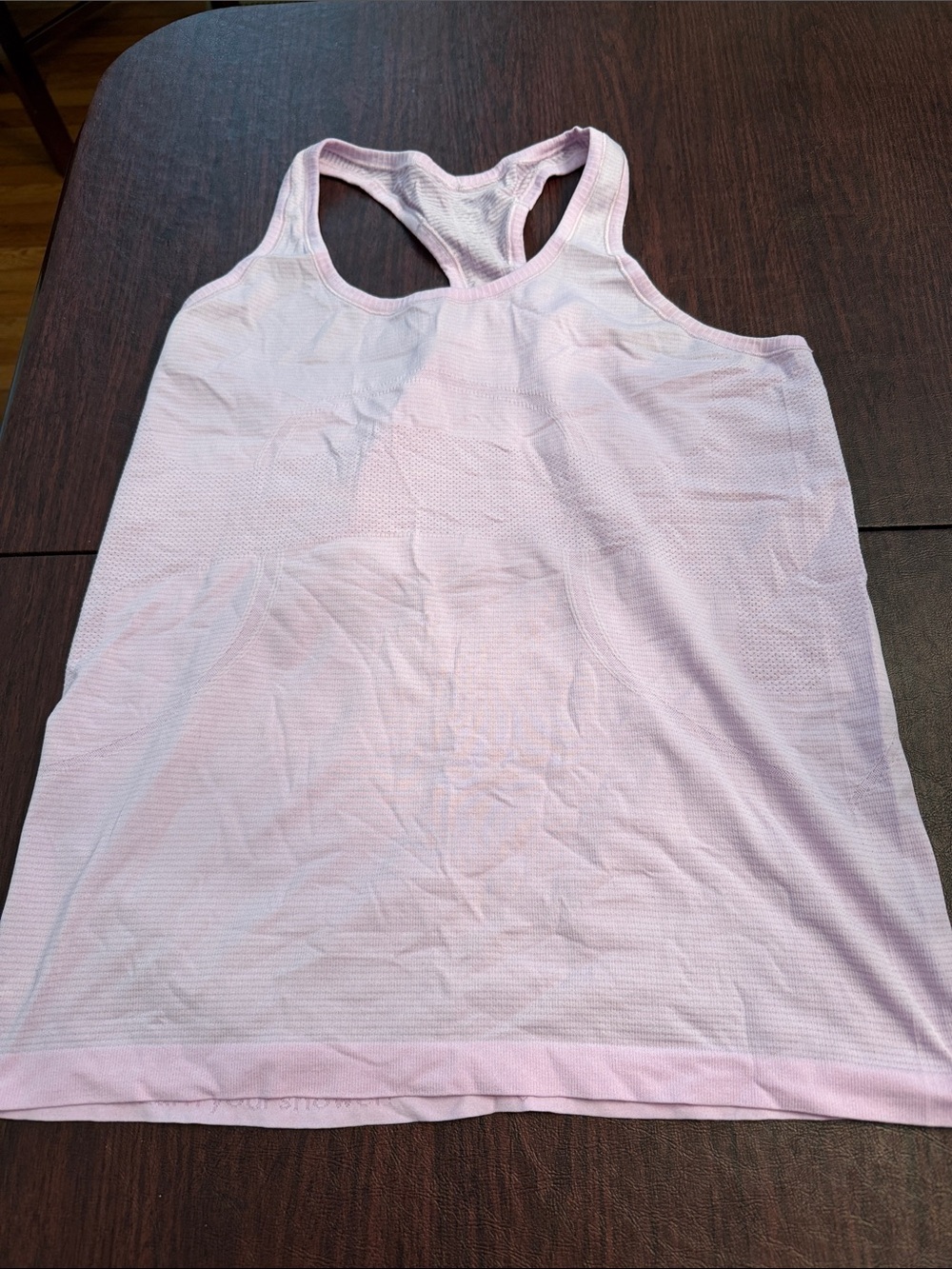 lululemon athletica Pale Pink Racerback Performance Tank
